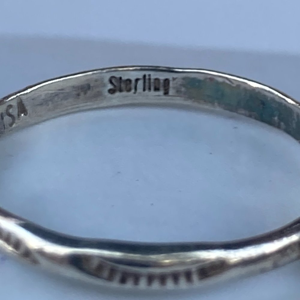 Vintage Stackable Tribal Made Tiny Turquoise Gem … - image 6